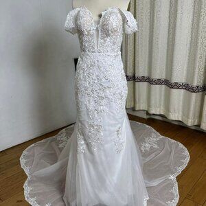 NEW custom-made and hand-crafted wedding dress!